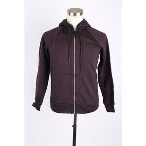 $375 Isaora Full Zip Hooded Jacket SZ M Wine Red NWOT